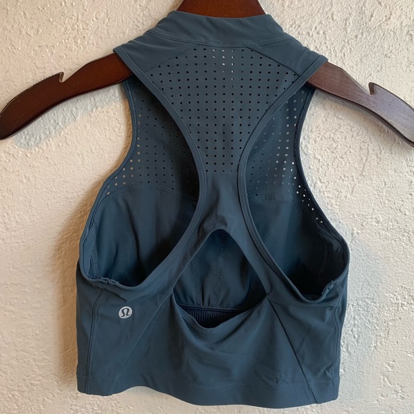 LULULEMON 4 sports bra teal - Picture 2 of 5